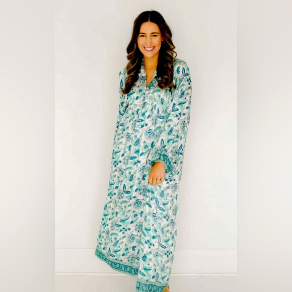 Clara The Label Dresses & Skirts - Cassia Clara The Label  Elegant Blue Floral Maxi Dress